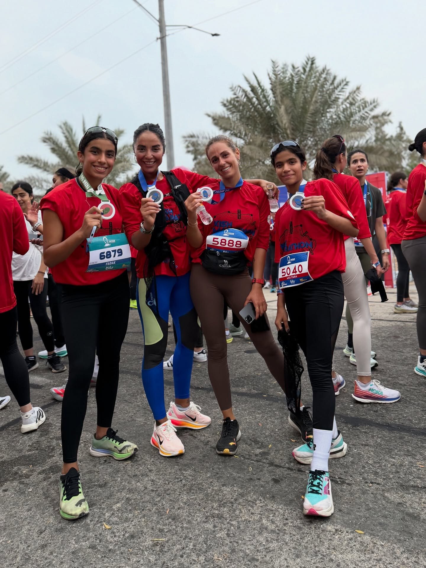 تصاویر نفرات برتر ماراتن زنان کیش