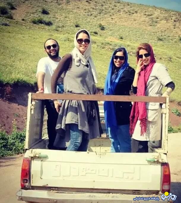 تصویری از ترانه علیدوستی و صابر ابر در جوانی