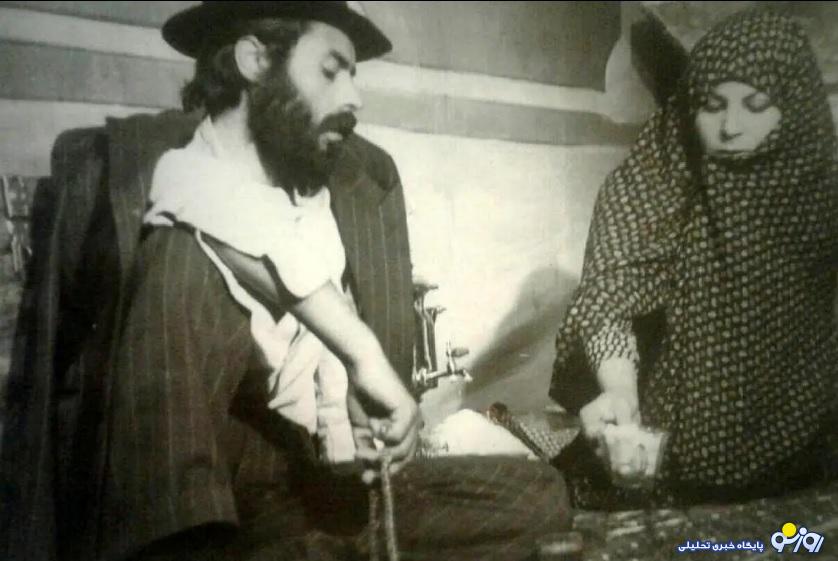 عکس آزیتا لاچینی ۳۲ ساله در کنار خسرو شکیبایی ۲۶ ساله!