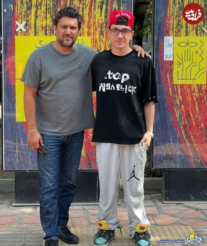 چهره علی ثروتیانِ سریال آنام در ۱۷سالگی در کنار حامد!